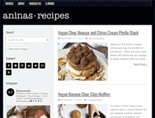 Tablet Screenshot of aninas-recipes.com
